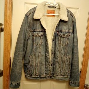 Levi's Jacket, Men's, Size Large, Faux Fur Lining
